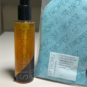 St. Tropez Luxe Body Serum with Blue Applicator Mitt